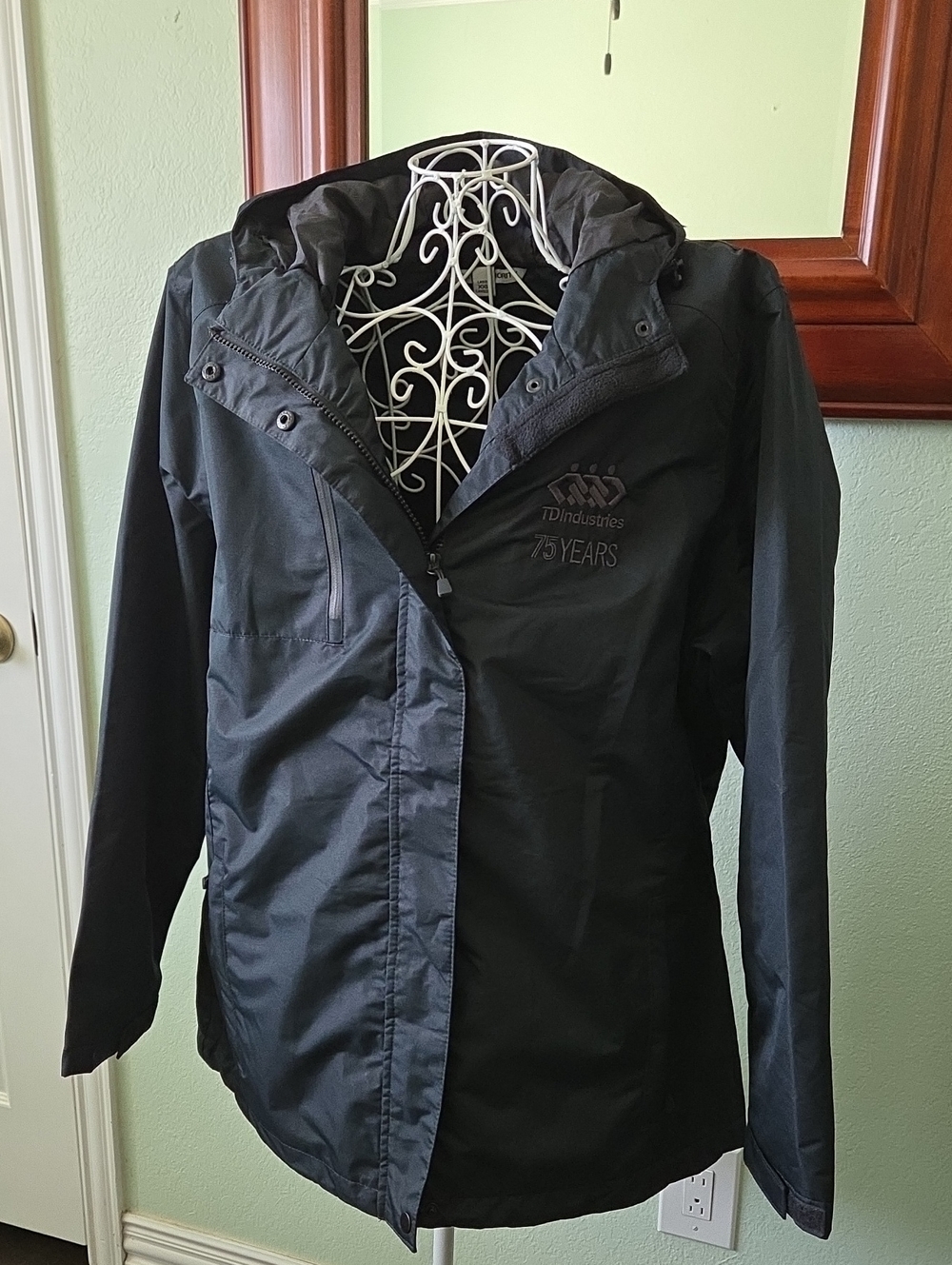 Navy Hooded All-WeatherJacket - TDI-75 Yrs